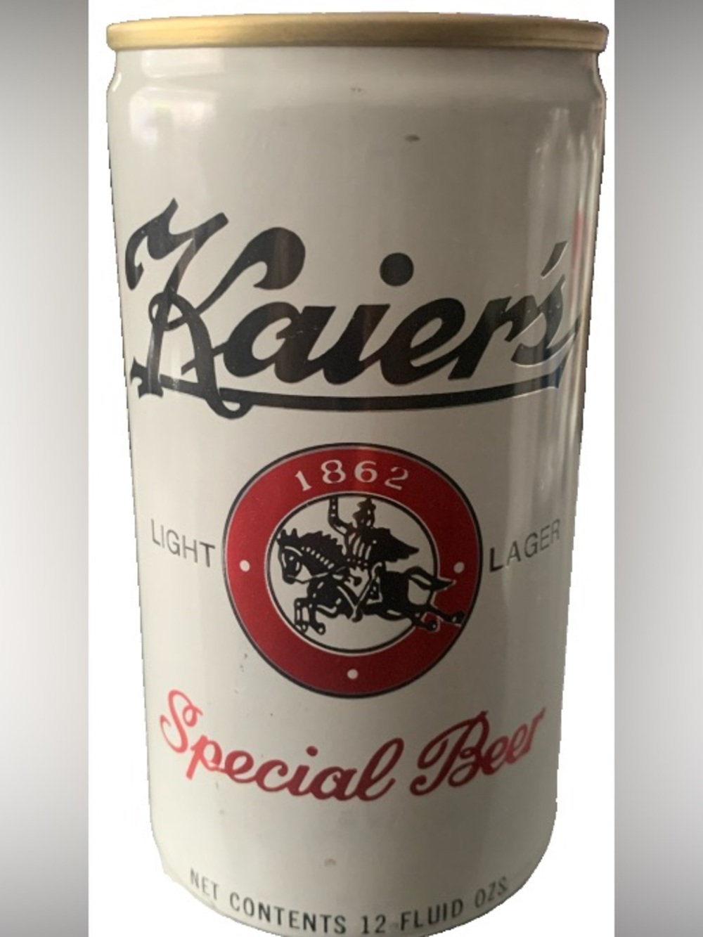 Vintage Beer Can Kaier's 1862 Light Lager Special Beer Empty Aluminum Can